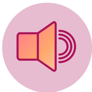 hoparlör vektör illüstrasyonu