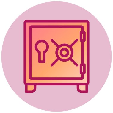 Güvenli. Web simgesi basit tasarım