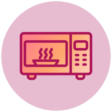 Fırın. Web simgesi basit illüstrasyon