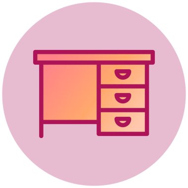 mobilya düz vektör simgesi