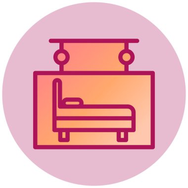 mobilya düz vektör simgesi