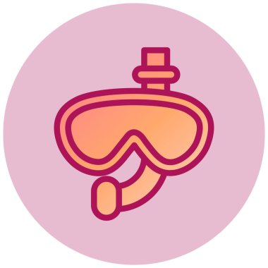 Tüplü dalış. Web simgesi