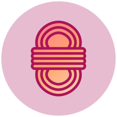 Dairesel testere simgesinin vektör illüstrasyonu