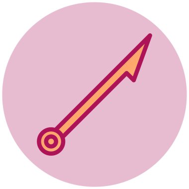 Ok. Web simgesi basit illüstrasyon