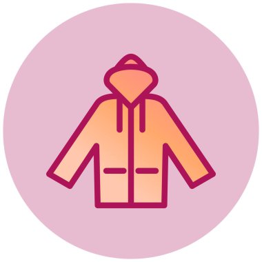 Man düz simgesi, vektör illüstrasyonu