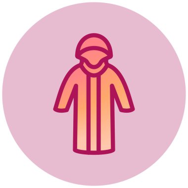 Adamım. Web simgesi basit illüstrasyon