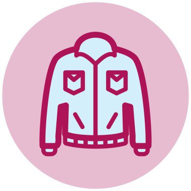 Kıyafetler. Web simgesi basit illüstrasyon