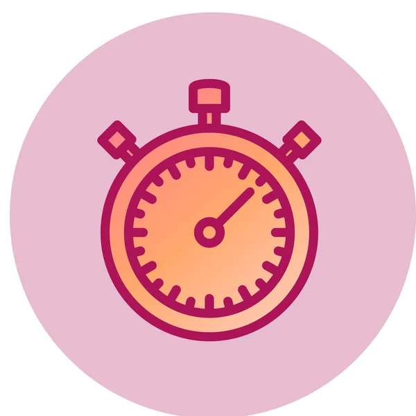 Stopwatch Icoon Vectorillustratie — Stockvector