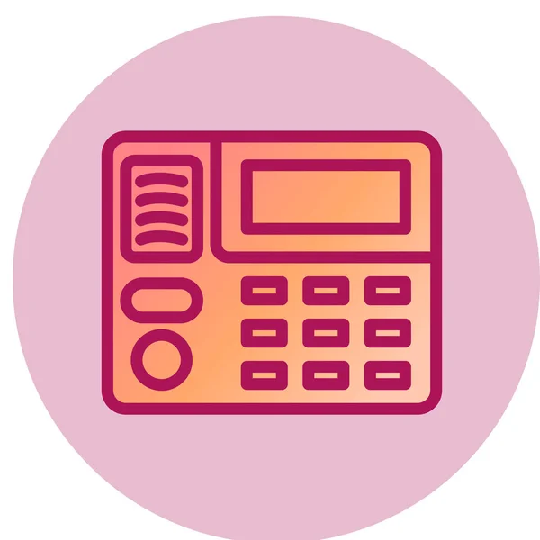 Calculator Icoon Vector Illustratie — Stockvector