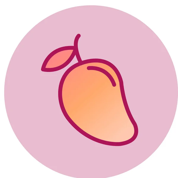Mango Icon Vector Illustration — 스톡 벡터