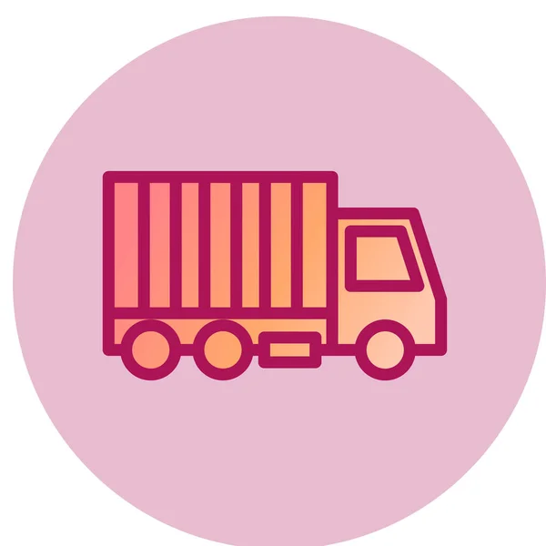 Truck Pictogram Vector Illustratie — Stockvector