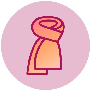 Atkı simgesi, vektör illüstrasyonu