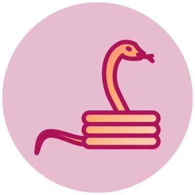 flamingo. Web simgesi basit illüstrasyon