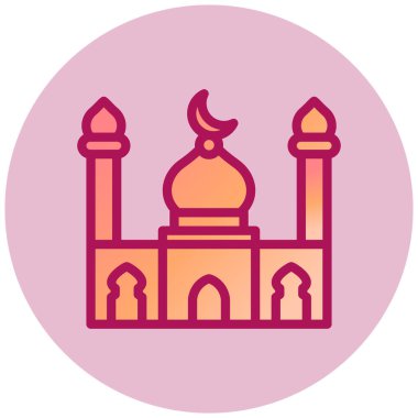 Cami. Web simgesi basit tasarım