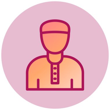 avatar. Web simgesi basit illüstrasyon