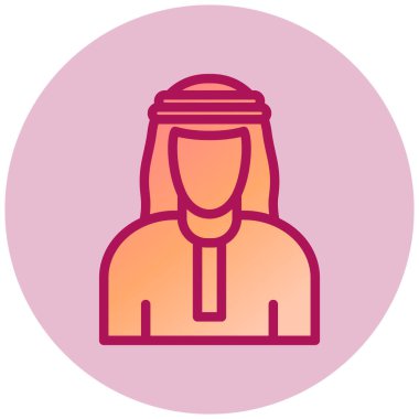 Kadın avatar. Web simgesi