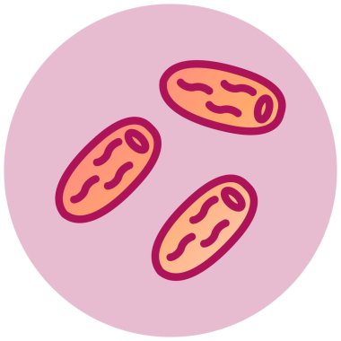 Sosis. Web simgesi basit illüstrasyon