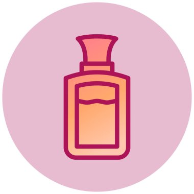 Benzersiz parfüm vektörü simgesi