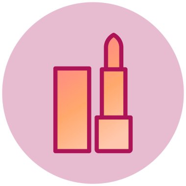 Ruj izi. Web simgesi basit illüstrasyon