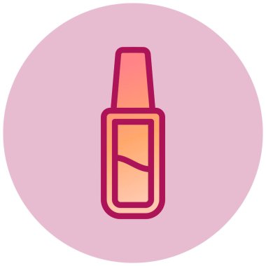 Tırnak cilası. Basit resimleme