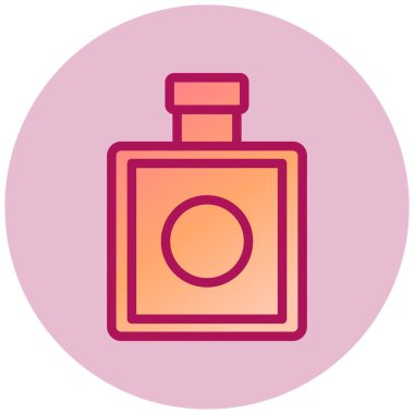 Parfüm. Web simgesi basit illüstrasyon