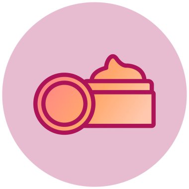 Kek. Web simgesi basit illüstrasyon