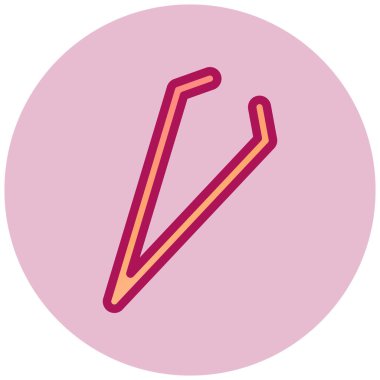 Kalem. Web simgesi basit illüstrasyon