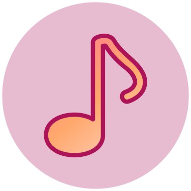 Müzik notası. Basit resimleme