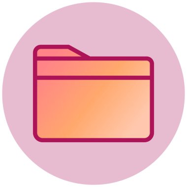 Dosya. Web simgesi basit illüstrasyon