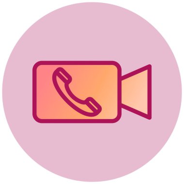 - Telefon. Web simgesi basit illüstrasyon