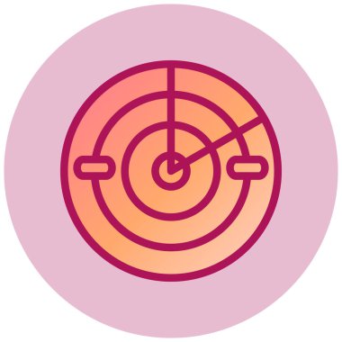 Hedef. Web simgesi basit illüstrasyon