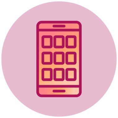 Cep telefonu. Basit resimleme