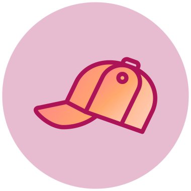 Şapka. Web simgesi basit illüstrasyon