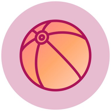 Top. Web simgesi basit illüstrasyon