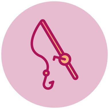 Bir bıçak simgesinin vektör illüstrasyonu