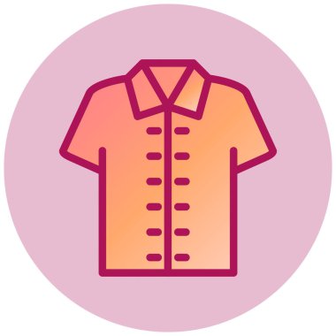 Tişört. Web simgesi basit illüstrasyon