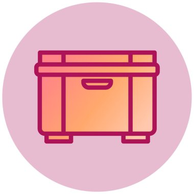 Masa. Web simgesi basit illüstrasyon