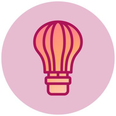 sıcak hava balonu vektör simgesi