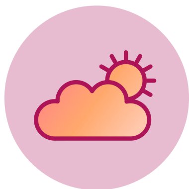 Güneş Simgesi Vektör illüstrasyonu