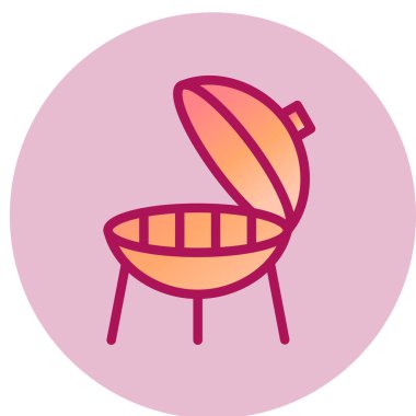 tablo sandalye simgesi vektör illüstrasyonu