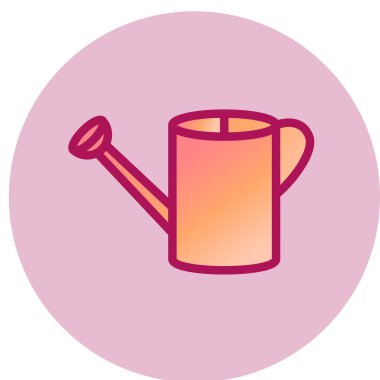 Su kutusu simgesi. Web için bahçe malzemeleri vektör simgelerinin basit illüstrasyonu