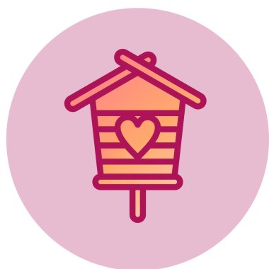 ev simgesi vektör illüstrasyonu