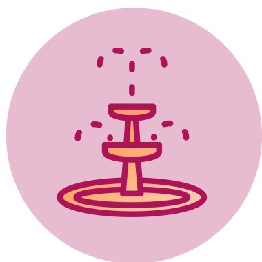 Masa lambası ikonu. Web tasarımı için sandalye vektör sembolünün düz çizimi