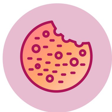 Gıda simgesinin vektör illüstrasyonu