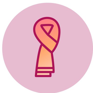 Atkı simgesi, vektör illüstrasyonu