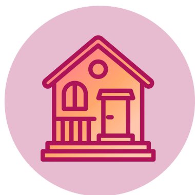 ev simgesi vektör illüstrasyonu