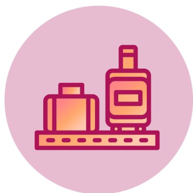 Modern havaalanı simgesinin vektör illüstrasyonu