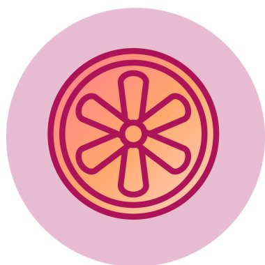 limon simgesi vektör illüstrasyonu