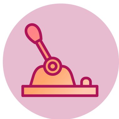 joystick simgesi vektör illüstrasyonu