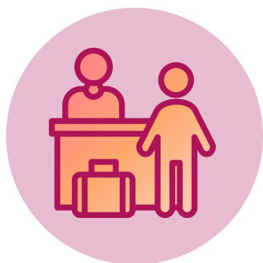 İş ve finans simgesinin vektör illüstrasyonu